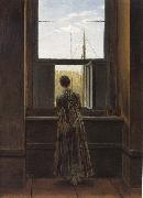 Caspar David Friedrich, Woman at a Window